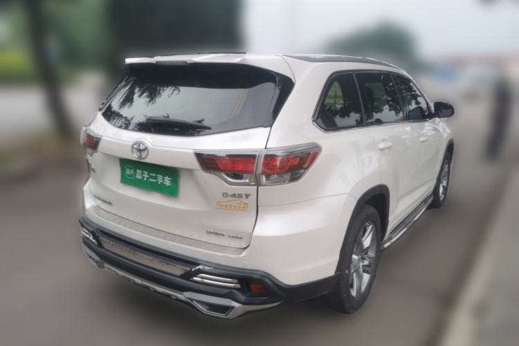 Used Toyota Highlander 2017 2.0T Four-Wheel Drive Luxury Edition 7 Seats Rear Right 45 Deg