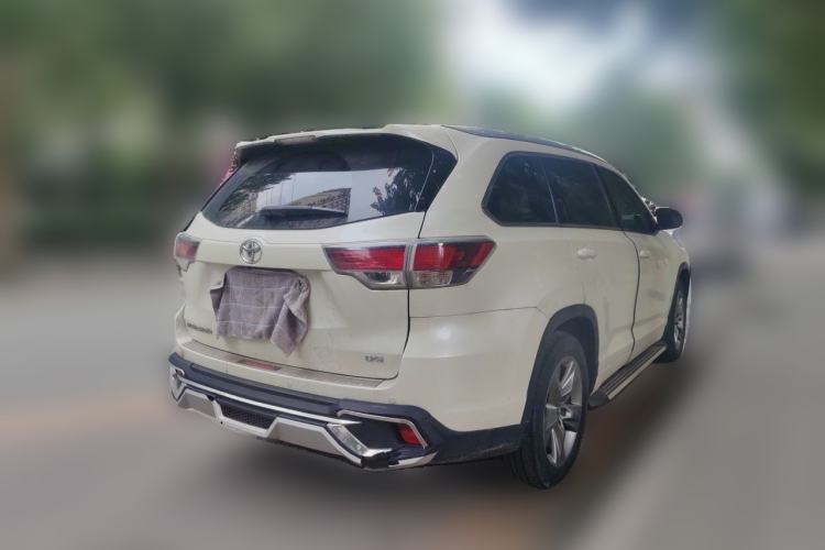 Used Toyota Highlander 2017 2.0T Four-Wheel Drive Luxury Edition 7 Seats Rear Right 45 Deg
