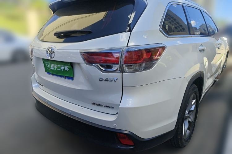 Used Toyota Highlander 2017 2.0T Four-Wheel Drive Luxury Edition 7 Seats Rear Right 45 Deg