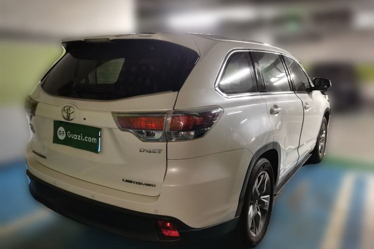 Used Toyota Highlander 2017 2.0T Four-Wheel Drive Ultimate Edition 7 Seats Rear Right 45 Deg