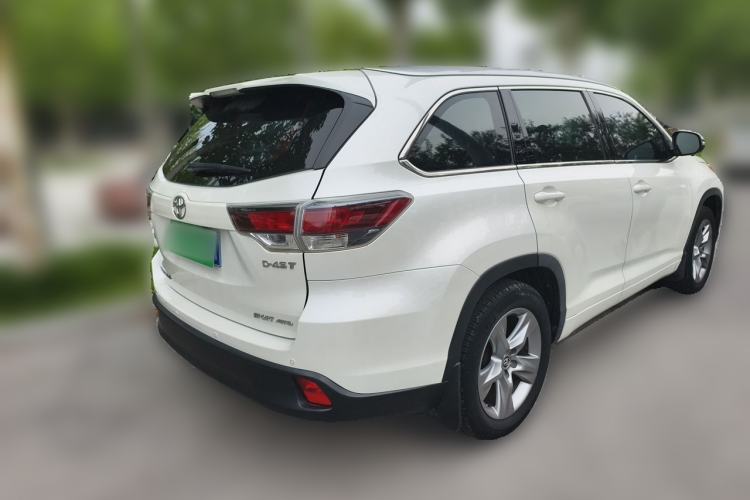 Used Toyota Highlander 2017 2.0T Four-Wheel Drive Luxury Edition 7 Seats Rear Right 45 Deg