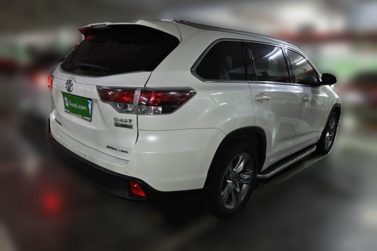 Used Toyota Highlander 2017 2.0T Four-Wheel Drive Luxury Edition 7 Seats Rear Right 45 Deg
