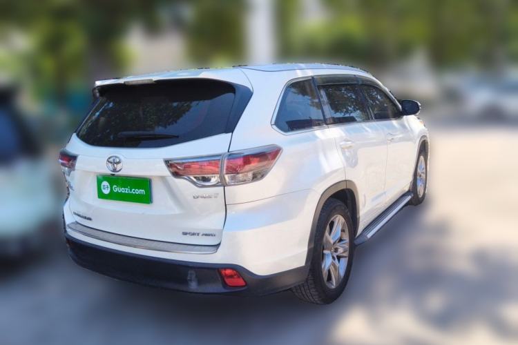Used Toyota Highlander 2017 2.0T Four-Wheel Drive Luxury Edition 7 Seats Rear Right 45 Deg