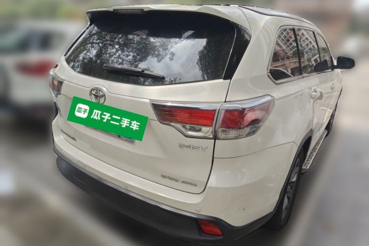 Used Toyota Highlander 2017 2.0T Four-Wheel Drive Luxury Edition 7 Seats Rear Right 45 Deg
