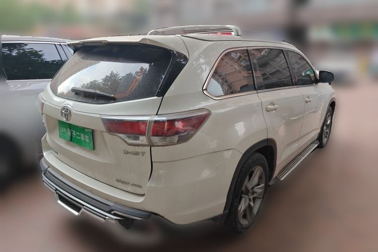 Used Toyota Highlander 2017 2.0T Four-Wheel Drive Luxury Edition 7 Seats Rear Right 45 Deg