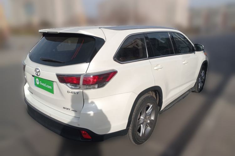 Used Toyota Highlander 2017 2.0T Four-Wheel Drive Luxury Edition 7 Seats Rear Right 45 Deg