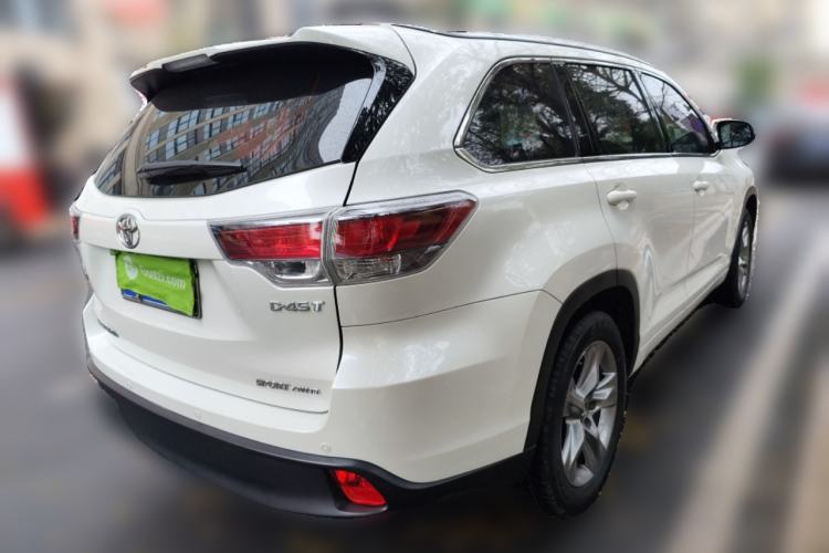Used Toyota Highlander 2017 2.0T Four-Wheel Drive Luxury Edition 7 Seats Rear Right 45 Deg