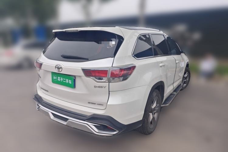Used Toyota Highlander 2017 2.0T Four-Wheel Drive Luxury Edition 7 Seats Rear Right 45 Deg