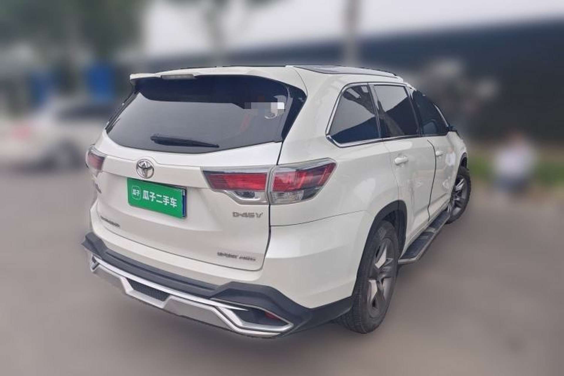 Used Toyota Highlander 2017 2.0T Four-Wheel Drive Luxury Edition 7 Seats Rear Right 45 Deg
