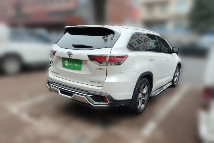 Used Toyota Highlander 2017 2.0T Four-Wheel Drive Luxury Edition 7 Seats Rear Right 45 Deg