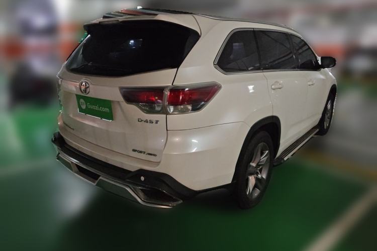 Used Toyota Highlander 2017 2.0T Four-Wheel Drive Luxury Edition 7 Seats Rear Right 45 Deg