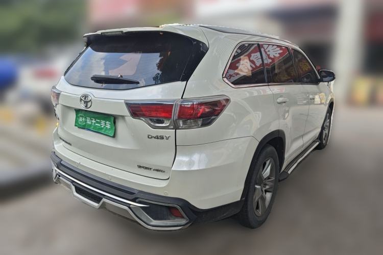 Used Toyota Highlander 2017 2.0T Four-Wheel Drive Luxury Edition 7 Seats Rear Right 45 Deg