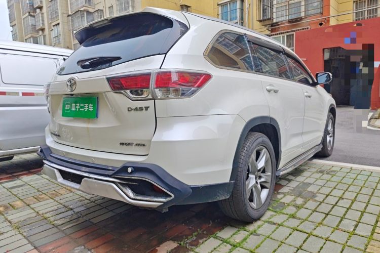 Used Toyota Highlander 2017 2.0T Four-Wheel Drive Luxury Edition 7 Seats Rear Right 45 Deg
