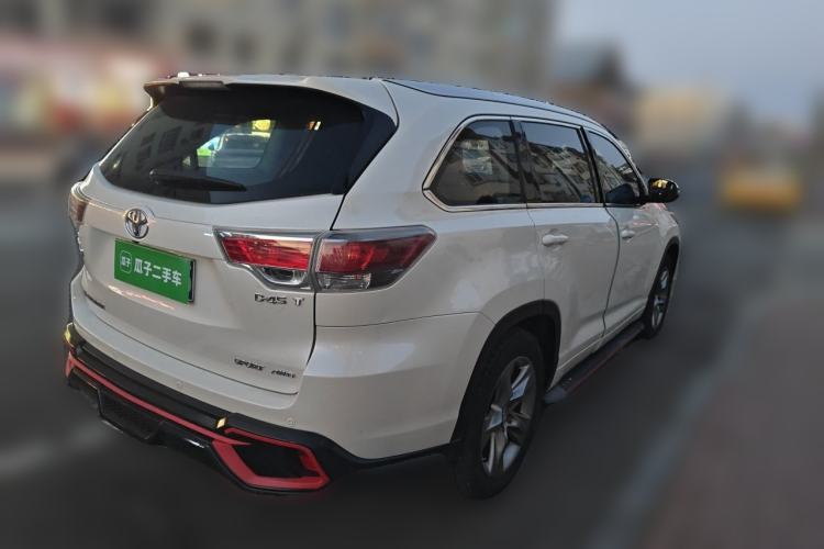 Used Toyota Highlander 2017 2.0T Four-Wheel Drive Luxury Edition 7 Seats Rear Right 45 Deg