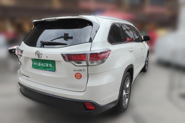 Used Toyota Highlander 2017 2.0T Four-Wheel Drive Ultimate Edition 7 Seats Rear Right 45 Deg