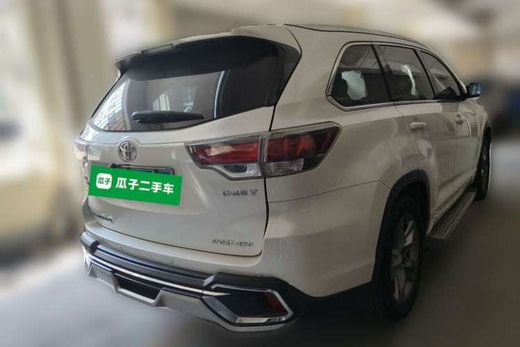 Used Toyota Highlander 2017 2.0T Four-Wheel Drive Luxury Edition 7 Seats Rear Right 45 Deg