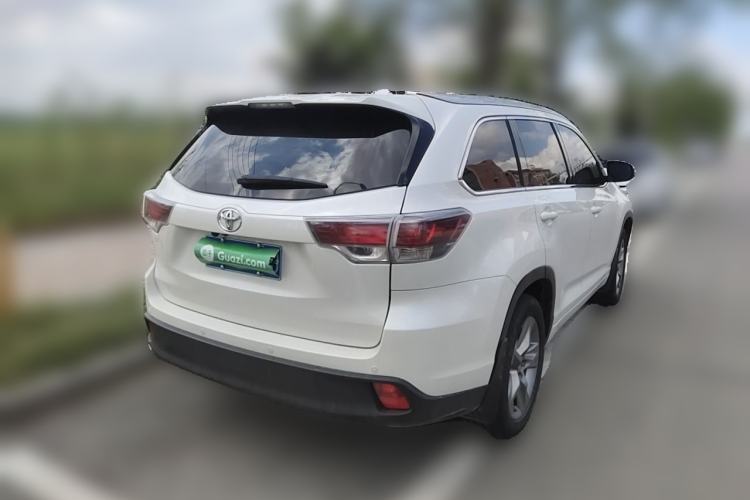 Used Toyota Highlander 2017 2.0T Four-Wheel Drive Luxury Edition 7 Seats Rear Right 45 Deg