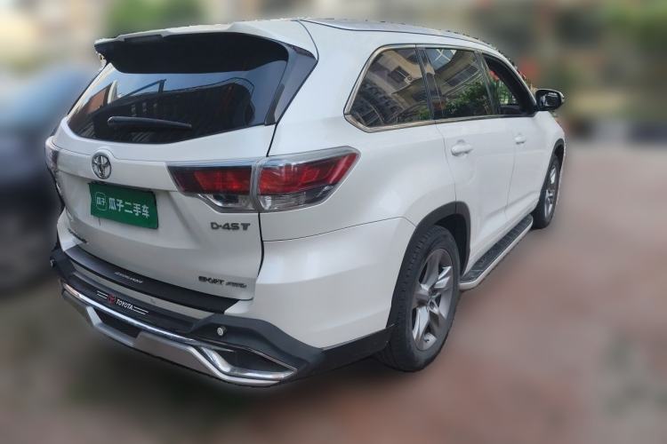 Used Toyota Highlander 2017 2.0T Four-Wheel Drive Luxury Edition 7 Seats Rear Right 45 Deg