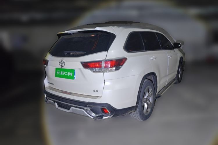 Used Toyota Highlander 2017 2.0T Four-Wheel Drive Luxury Edition 7 Seats Rear Right 45 Deg