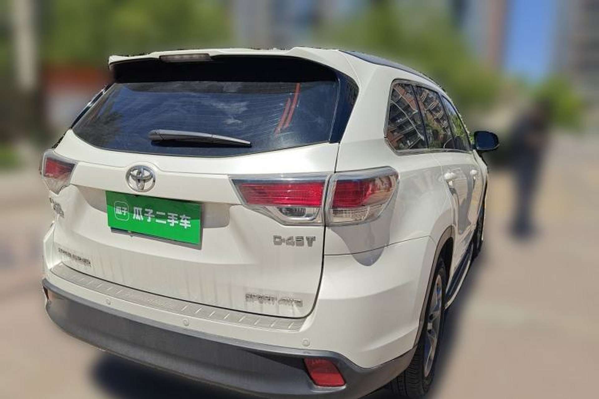 Used Toyota Highlander 2017 2.0T Four-Wheel Drive Luxury Edition 7 Seats Rear Right 45 Deg