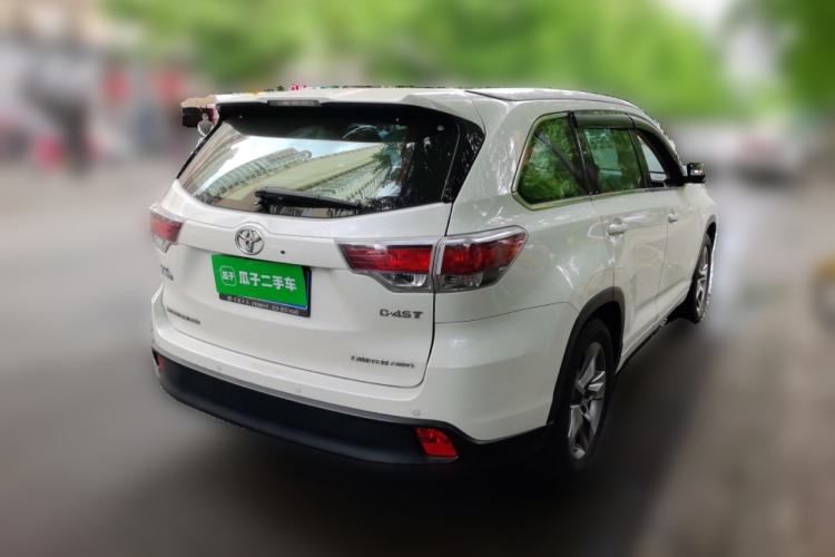 Used Toyota Highlander 2017 2.0T Four-Wheel Drive Ultimate Edition 7 Seats Rear Right 45 Deg