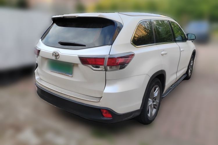 Used Toyota Highlander 2017 2.0T Four-Wheel Drive Luxury Edition 7 Seats Rear Right 45 Deg