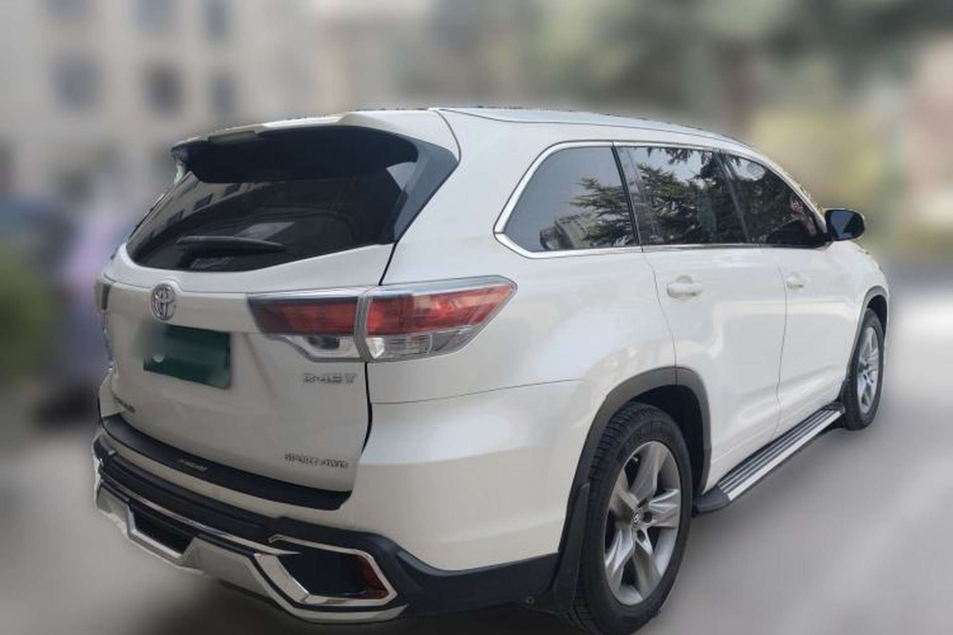 Used Toyota Highlander 2017 2.0T Four-Wheel Drive Luxury Edition 7 Seats Rear Right 45 Deg