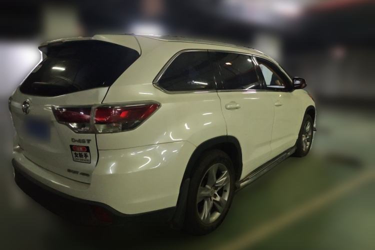 Used Toyota Highlander 2017 2.0T Four-Wheel Drive Luxury Edition 7 Seats Rear Right 45 Deg