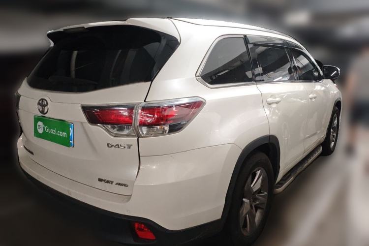 Used Toyota Highlander 2017 2.0T Four-Wheel Drive Luxury Edition 7 Seats Rear Right 45 Deg