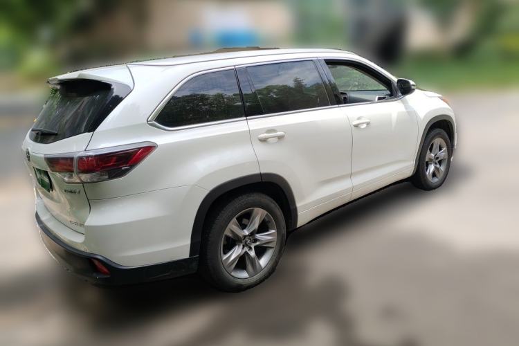 Used Toyota Highlander 2017 2.0T Four-Wheel Drive Luxury Edition 7 Seats Rear Right 45 Deg