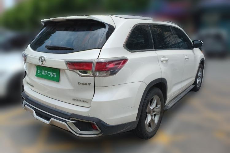 Used Toyota Highlander 2017 2.0T Four-Wheel Drive Luxury Edition 7 Seats Rear Right 45 Deg