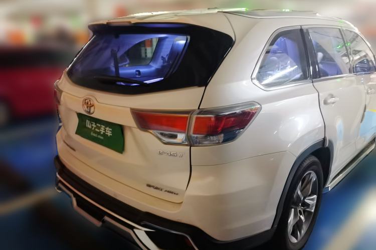 Used Toyota Highlander 2017 2.0T Four-Wheel Drive Luxury Edition 7 Seats Rear Right 45 Deg