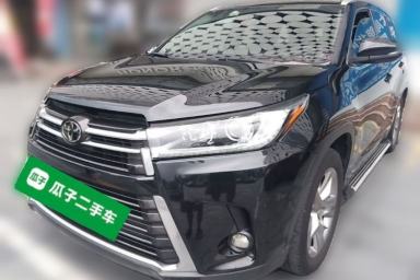Used Toyota Highlander 2018 2.0T Four-Wheel Drive Prestige Version 7 Seats China V Emission Standard