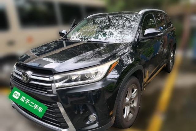 Used Toyota Highlander 2018 2.0T Four-Wheel Drive Prestige Version 7 Seats China V Emission Standard