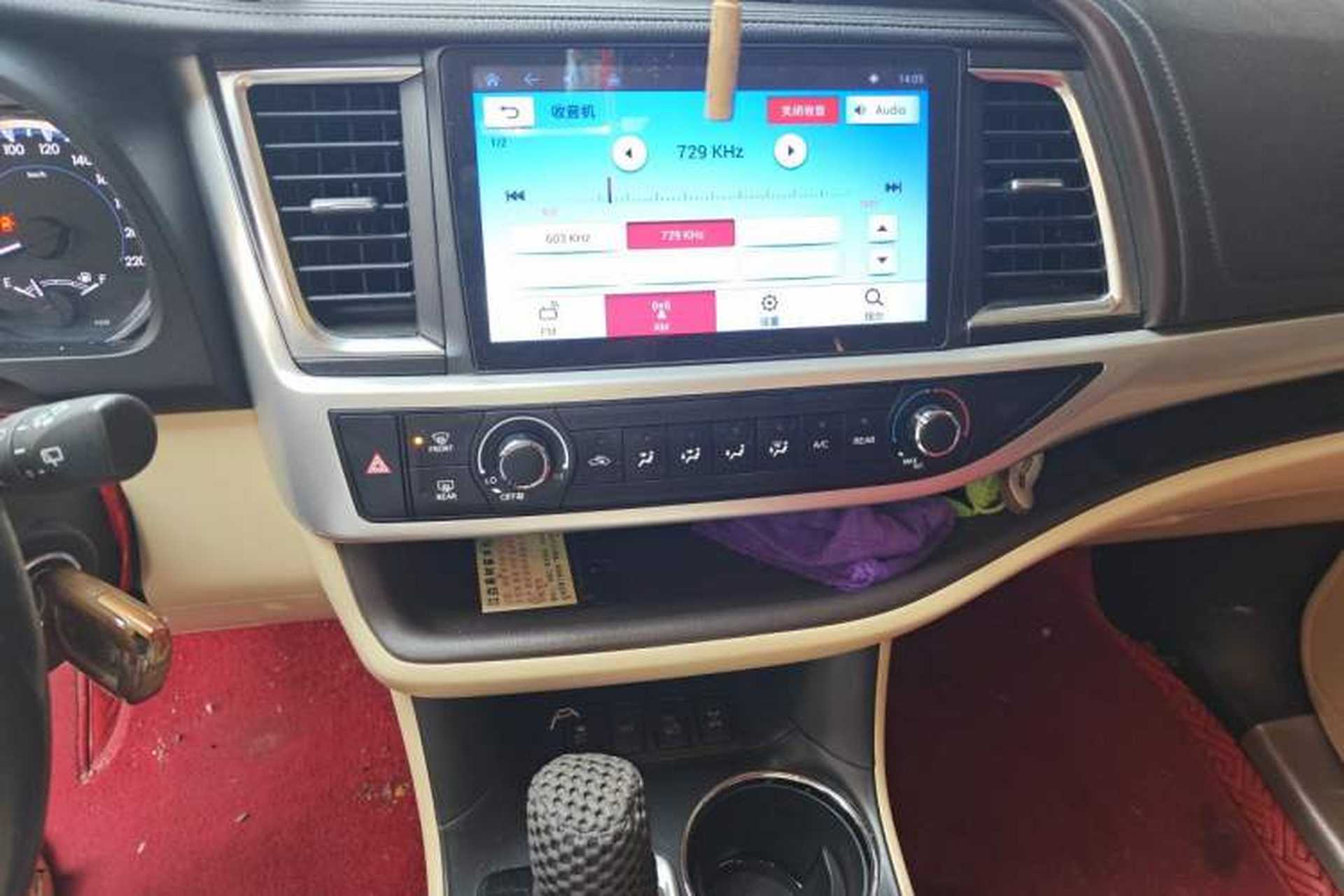 Used Toyota Highlander 2018 2.0T Four-Wheel Drive Elite Edition 7 Seats China VI Standard Audio And AC Panel