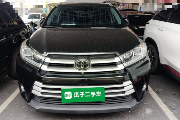 Used Toyota Highlander 2018 2.0T Four-Wheel Drive Luxury Edition 7 Seats China V Emission Standard Front