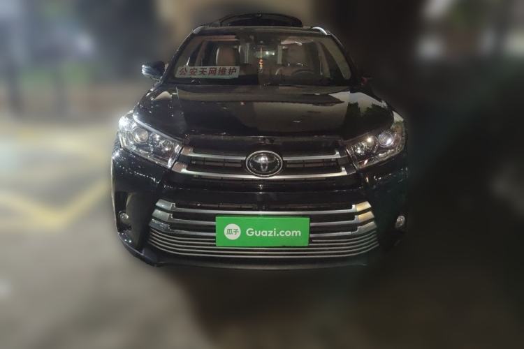 Used Toyota Highlander 2018 2.0T Four-Wheel Drive Ultimate Edition 7-Seater Emission Standard China V Front