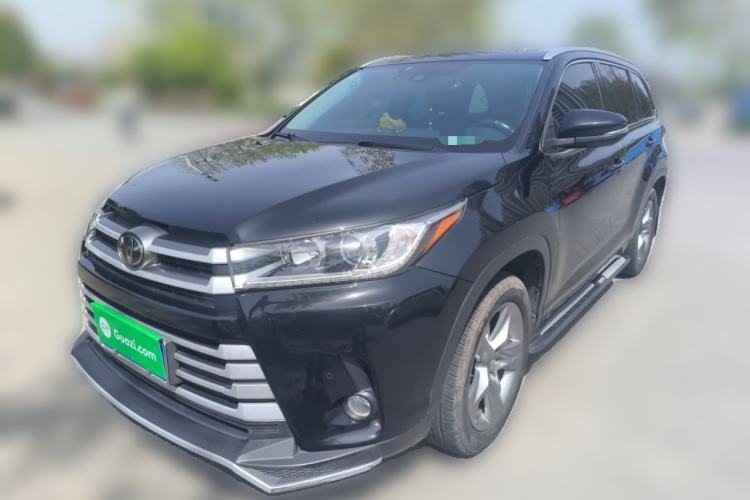 Used Toyota Highlander 2018 2.0T Four-Wheel Drive Luxury Edition 7 Seats China V Emission Standard Front Left 45 Deg
