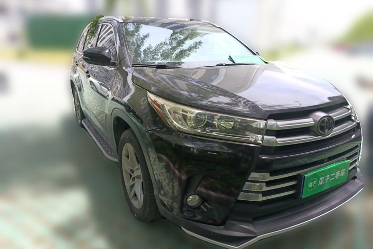 Used Toyota Highlander 2018 2.0T Four-Wheel Drive Ultimate Edition 7-Seater Emission Standard China V Front Right 45 Deg