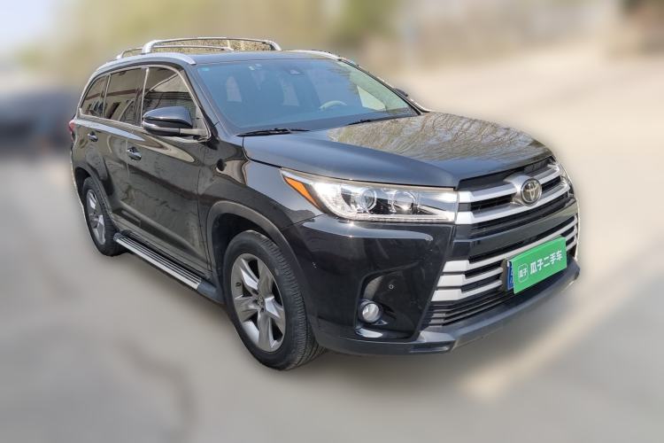 Used Toyota Highlander 2018 2.0T Four-Wheel Drive Luxury Version 7 Seats China VI Standard Front Right 45 Deg