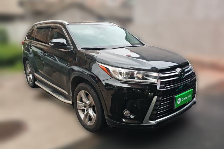 Used Toyota Highlander 2018 2.0T Four-Wheel Drive Prestige Version 7 Seats China VI Standard Front Right 45 Deg