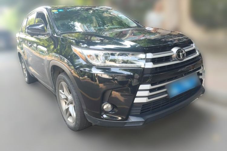 Used Toyota Highlander 2018 2.0T Four-Wheel Drive Luxury Edition 7 Seats China V Emission Standard Front Right 45 Deg