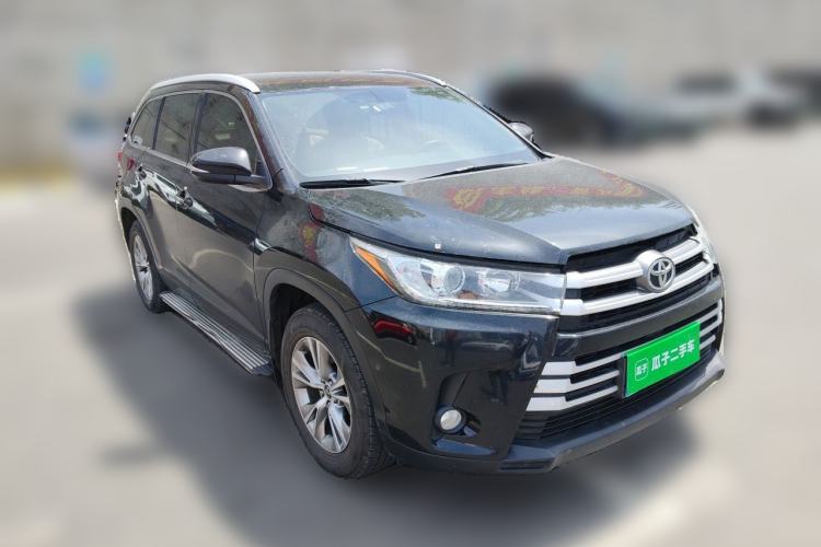 Used Toyota Highlander 2018 2.0T Four-Wheel Drive Elite Edition 7 Seats China VI Standard Front Right 45 Deg