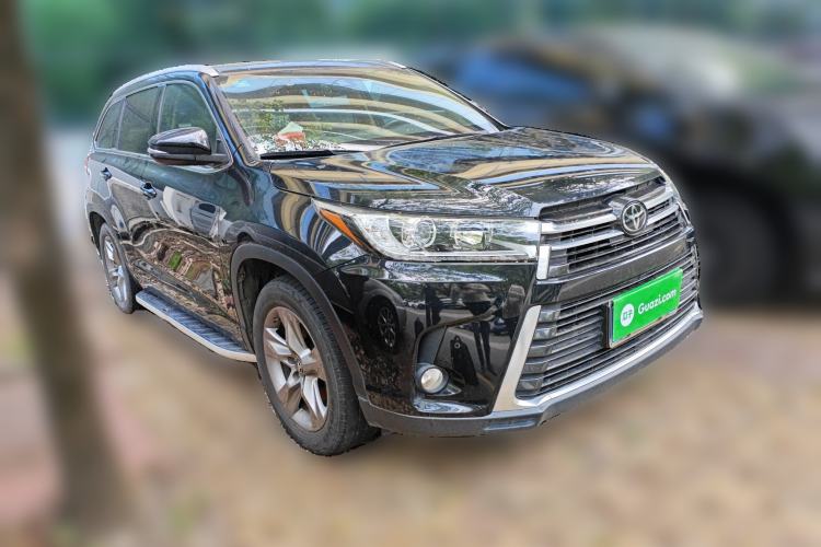 Used Toyota Highlander 2018 2.0T Four-Wheel Drive Prestige Version 7 Seats China VI Standard Front Right 45 Deg