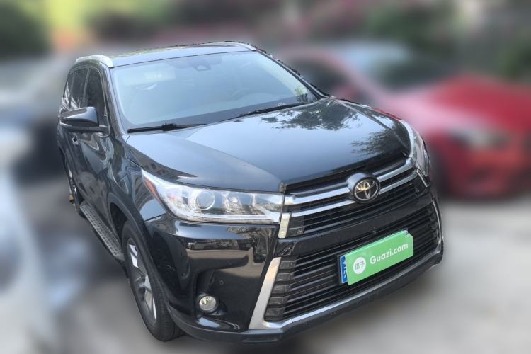 Used Toyota Highlander 2018 2.0T Four-Wheel Drive Prestige Version 7 Seats China V Emission Standard Front Right 45 Deg
