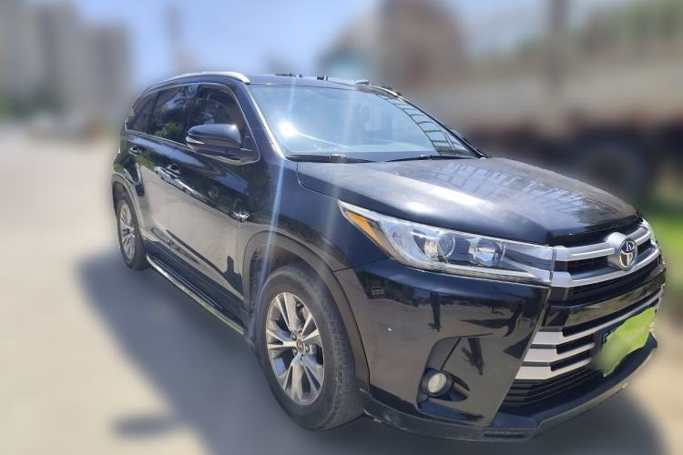 Used Toyota Highlander 2018 2.0T Four-Wheel Drive Elite Edition 7 Seats China VI Standard Front Right 45 Deg