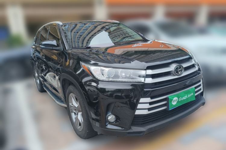 Used Toyota Highlander 2018 2.0T Four-Wheel Drive Luxury Edition 7 Seats China V Emission Standard Front Right 45 Deg
