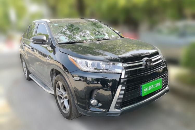 Used Toyota Highlander 2018 2.0T Four-Wheel Drive Prestige Version 7 Seats China VI Standard Front Right 45 Deg
