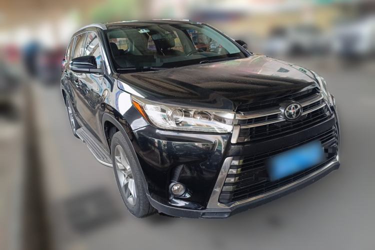 Used Toyota Highlander 2018 2.0T Four-Wheel Drive Prestige Version 7 Seats China V Emission Standard Front Right 45 Deg