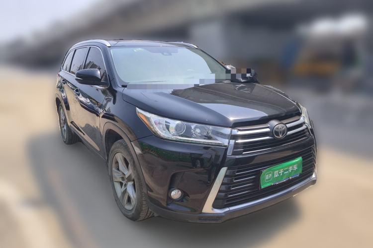 Used Toyota Highlander 2018 2.0T Four-Wheel Drive Prestige Version 7 Seats China V Emission Standard Front Right 45 Deg